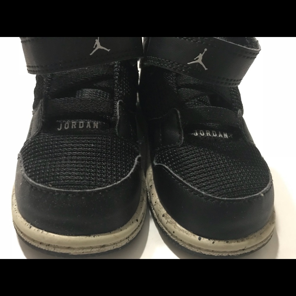 Nike Jordan 1 Flight 4 6c Black White BT toddler 6